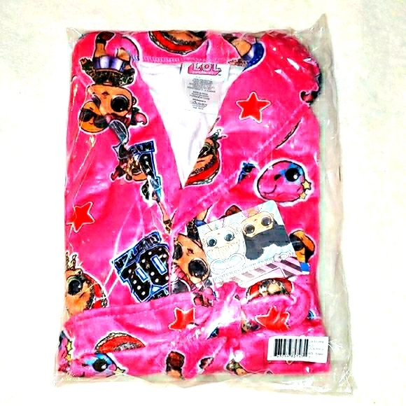NWT LOL Surprise! lightweight fleece Robe - Picture 2 of 6